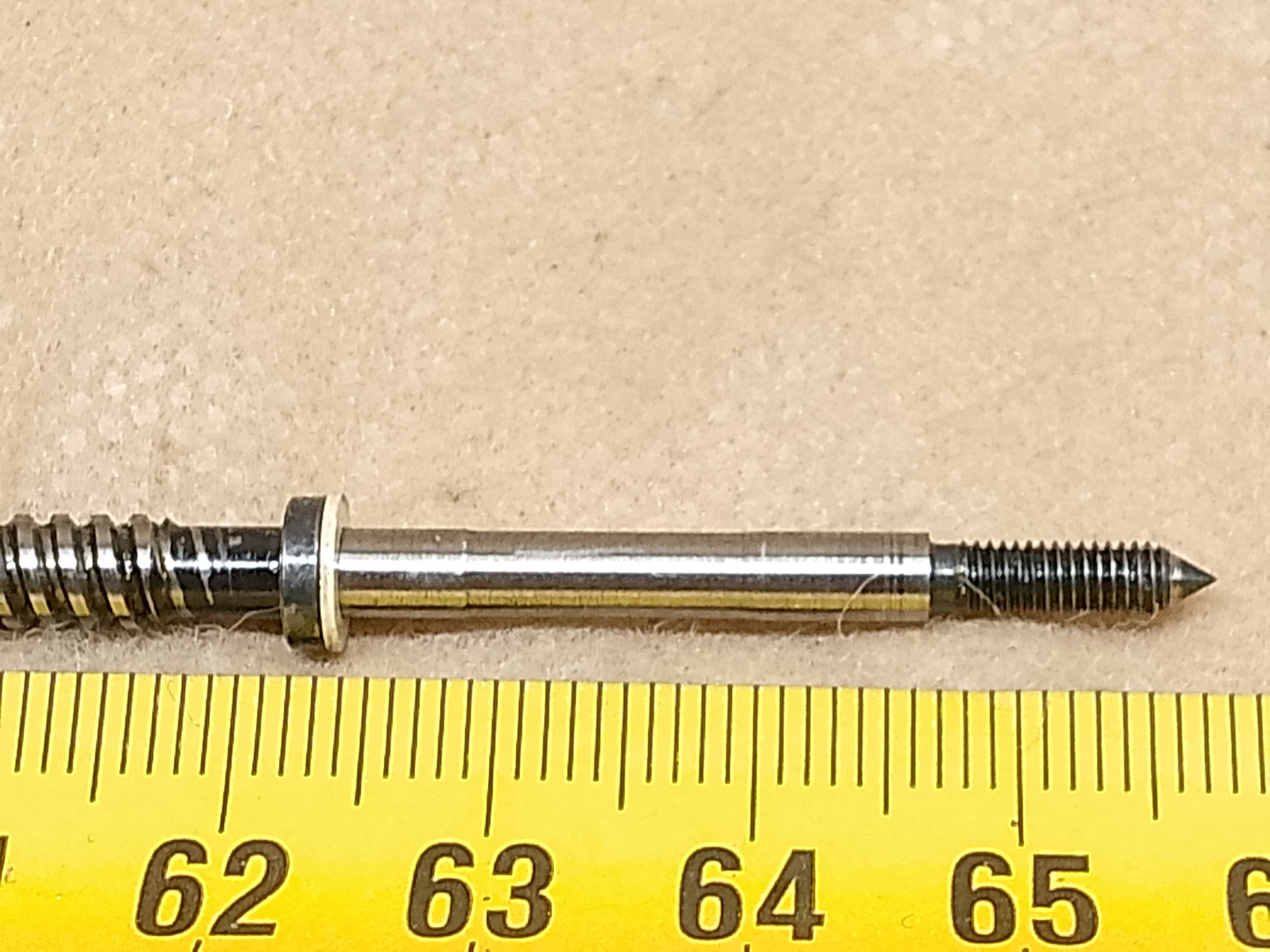 Zeiss Standard 16 / GFL microscope stage - central worm shaft - service spare part / repair element - view #8