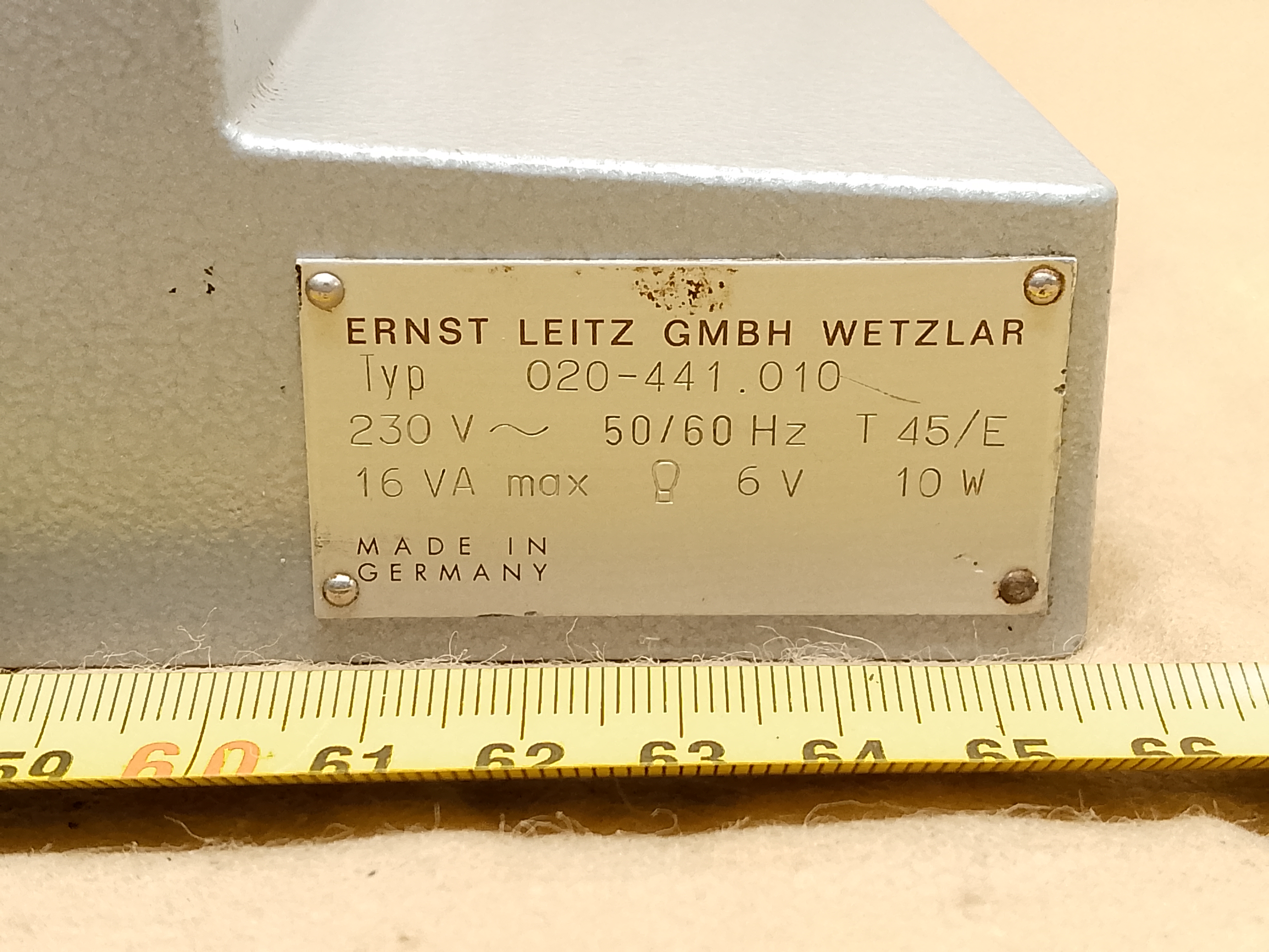 Leitz SM-LUX - podstawa mikroskopu z elektryką i przysłoną polową - ujęcie #6