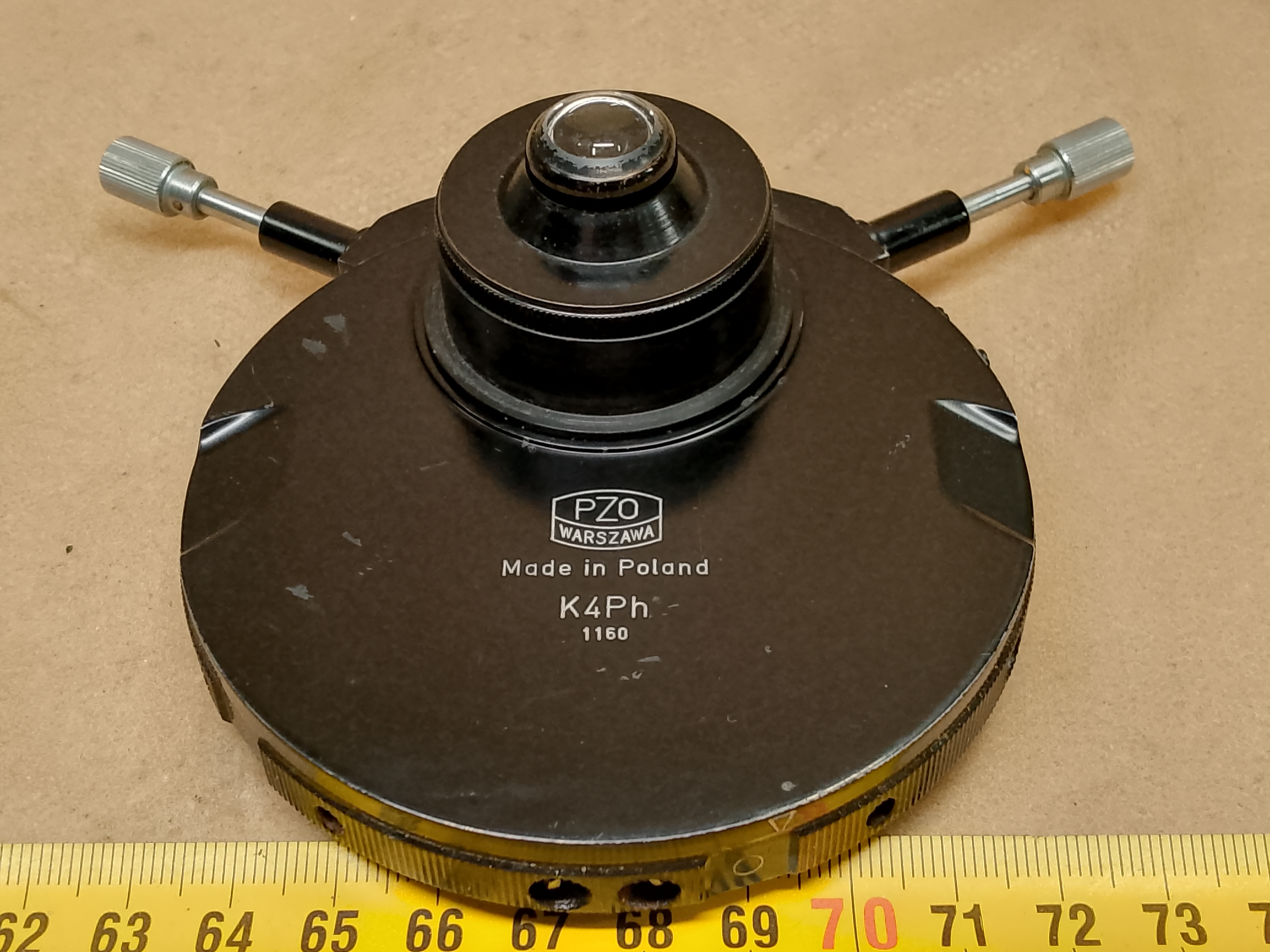 PZO - górna soczewka 37 mm N.A. 1,2 dla kondensora mikroskopowego DIC PZO KPI2 i kontrastu fazowego PZO K3Ph - ujęcie #6