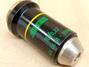 Zeiss ID 02 - obiektyw mikroskopowy do kontrastu fazowego Ph1 10/0,22 160/- PN 46 04 01 - 9904 (460401) - ujęcie #1