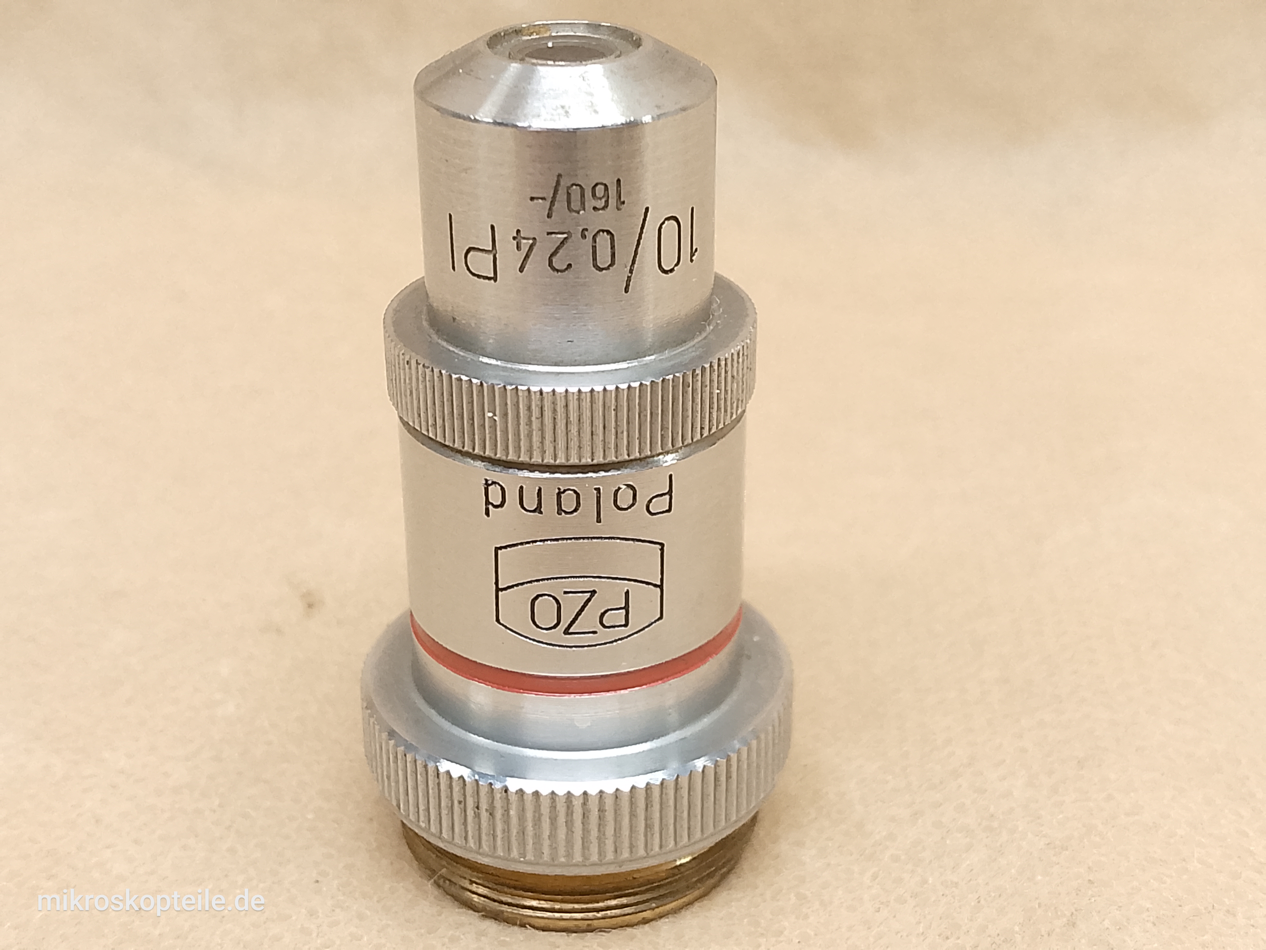 PZO Biolar DIC - obiektyw mikroskopowy 10/0,24 PI 160/- polaryzacyjno-interferencyjny - ujęcie #2