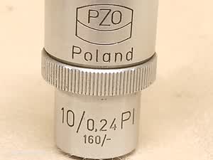 PZO Biolar DIC - obiektyw mikroskopowy 10/0,24 PI 160/- polaryzacyjno-interferencyjny - different 1 view