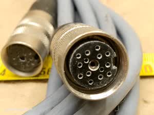 Leica Märzhäuser X Y kabel kontrolera zmotoryzowanego stolika mikroskopowego DB25 - 2x M12 CTR LAS Oasis - thumbnail