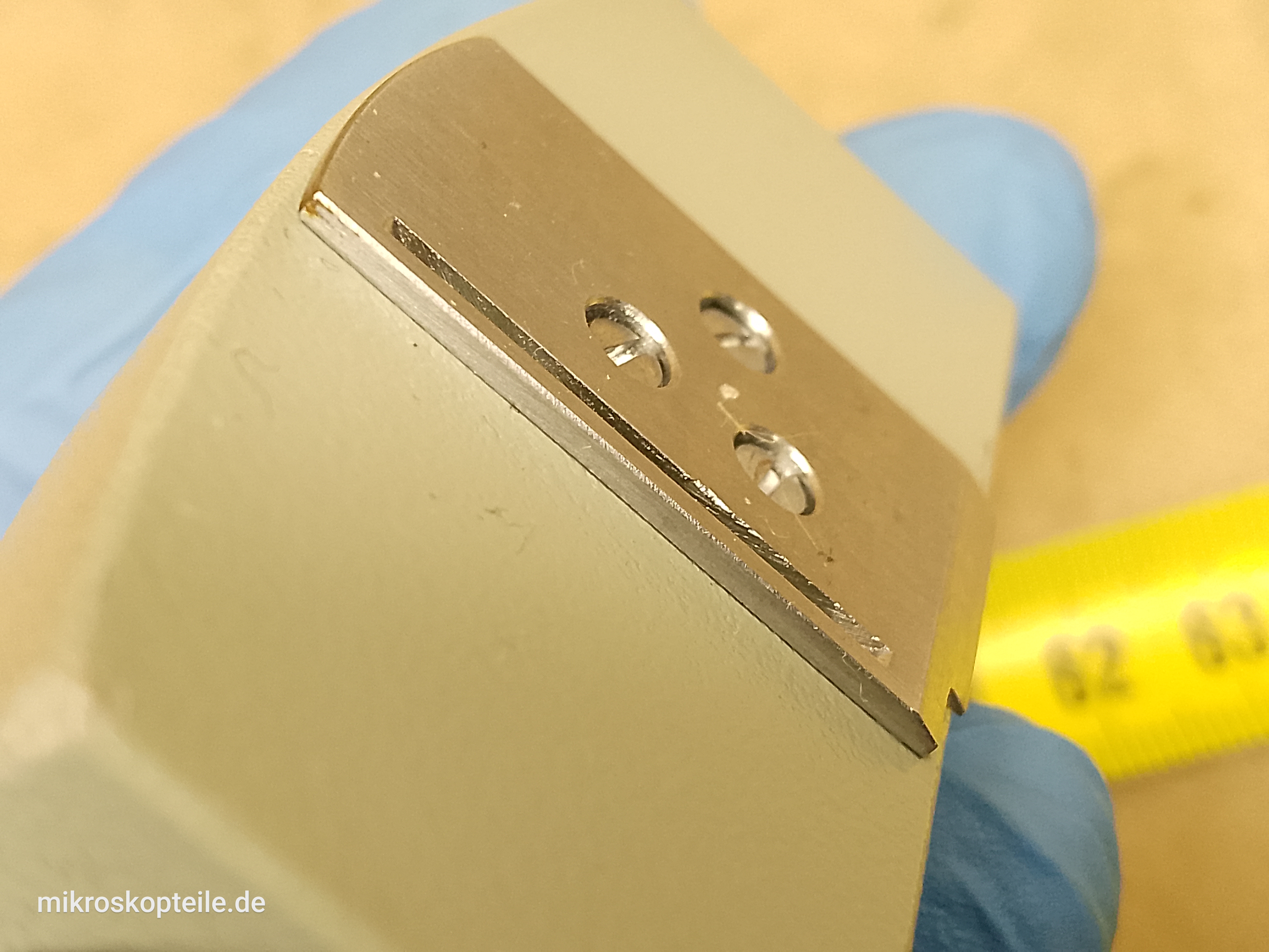 Carl Zeiss Jena Trinocular Head for Microval- microscopes Zaślepka slotu na koło filtrów do nasadki foto trino - ujęcie #6