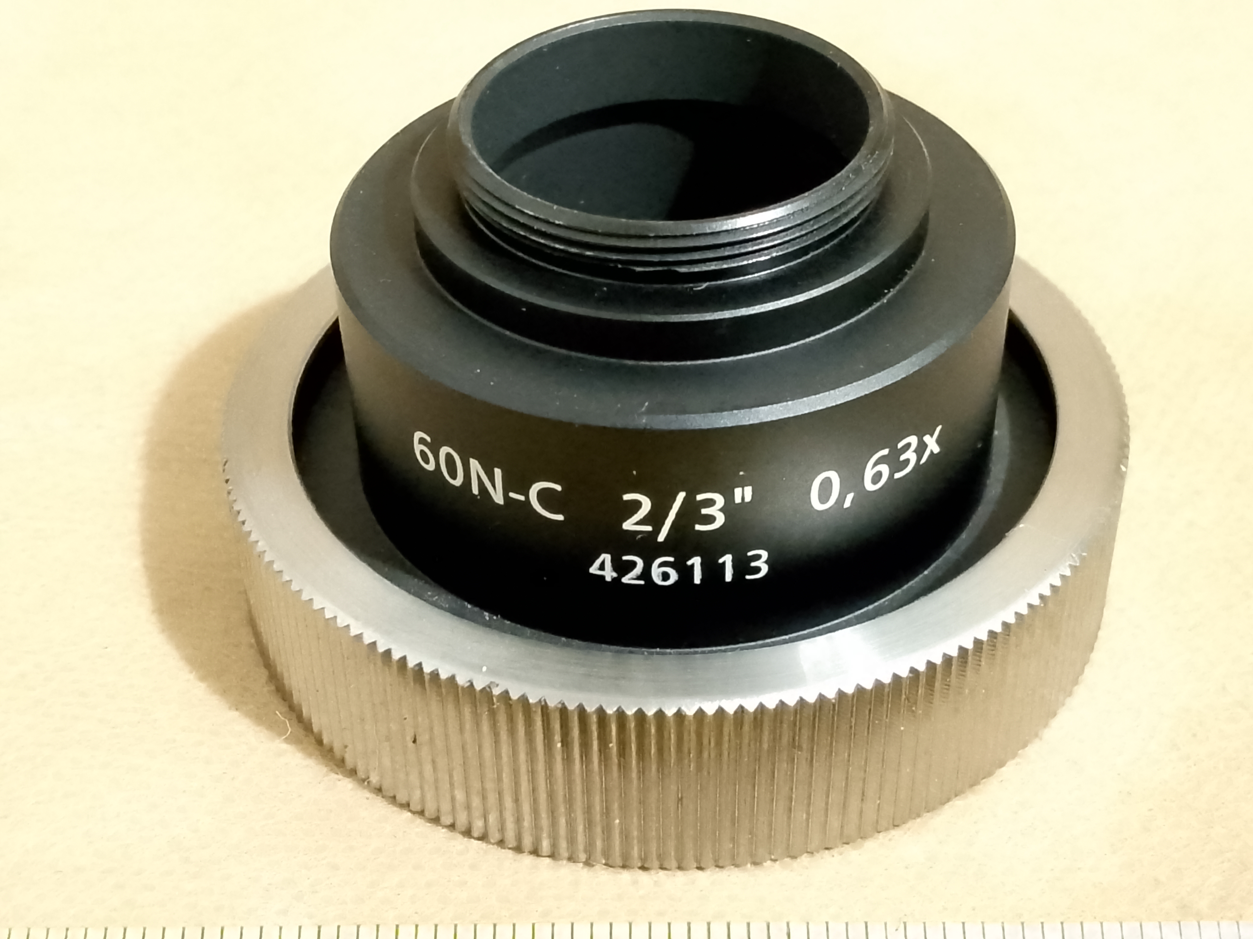 Zeiss Axio Imager A1 - adapter C-mount 60N-C 23 0,63x P/N 426113 do podłączenia kamery lub aparatu foto do mikroskopu (42 61 13) - different 2 view