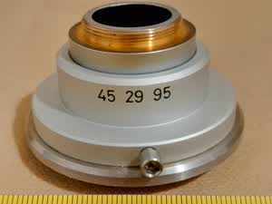 Zeiss Axioskop P/N 452995 - mikroskopowy adapter C-mount 1,0x, foto, kamera, 44 mm (45 29 95) - ujęcie #2