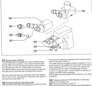 Zeiss Axioskop 20 - tubus kątowy mikroskopowej głowicy binokularnej P/N 452907 - ujęcie #18