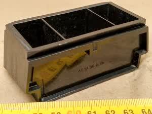 Zeiss Axioskop 20 microscope filter cube slot blanking plug P/N 451495-0100