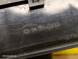 Zeiss Axioskop 20 - zaślepka slotu na kostkę filtrów do mikroskopu, P/N 451495-0100 - thumbnail