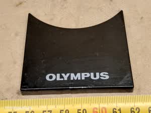 Olympus BX40 Mikroskop Namensschild | Service Ersatzteil