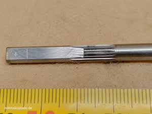 Carl Zeiss Jena Ergaval / Amplival microscope coarse and fine focus shaft | repair spare part