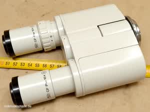 Carl Zeiss Jena Jenaval / Jenamed - głowica mikroskopowa i 30 mm okulary GF-Pw 10x (25) - ujęcie #10
