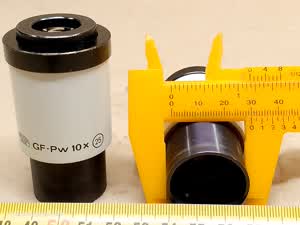 Carl Zeiss Jena Jenaval / Jenamed - głowica mikroskopowa i 30 mm okulary GF-Pw 10x (25) - ujęcie #14