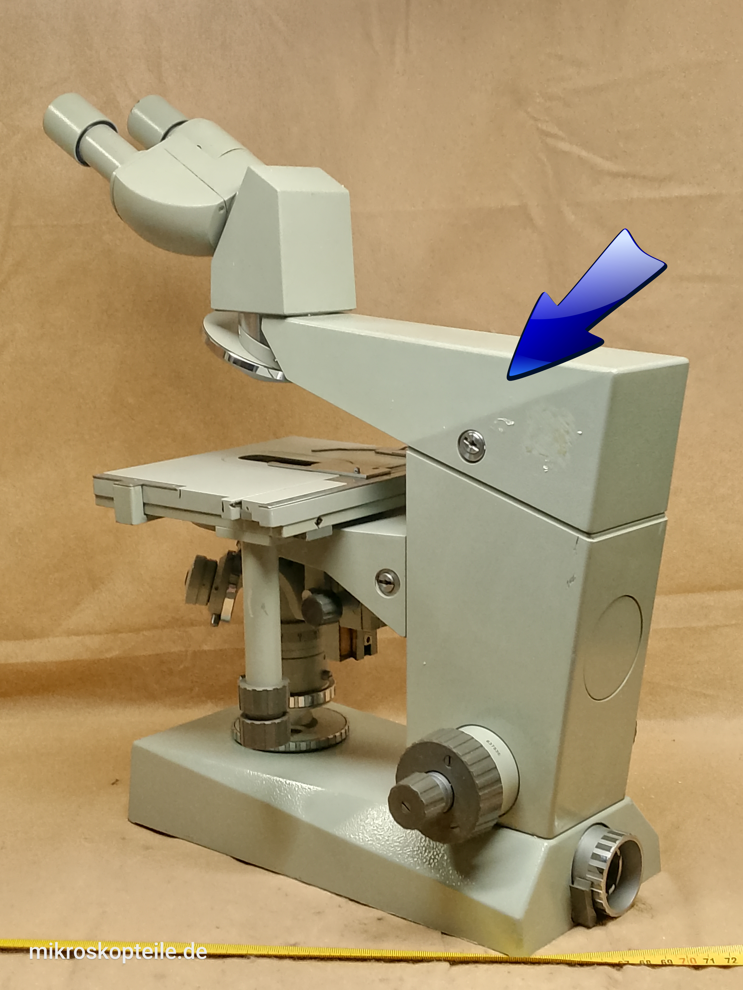 Carl Zeiss Jena Amplival / Vertival - proste ramię mikroskopu - ujęcie #12