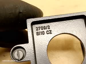 Carl Zeiss Jena Jenamed microscope filter-slide holder