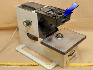 Carl Zeiss Jena Jenamed - sloty wsuwek filtrów mikroskopowych - ujęcie #8
