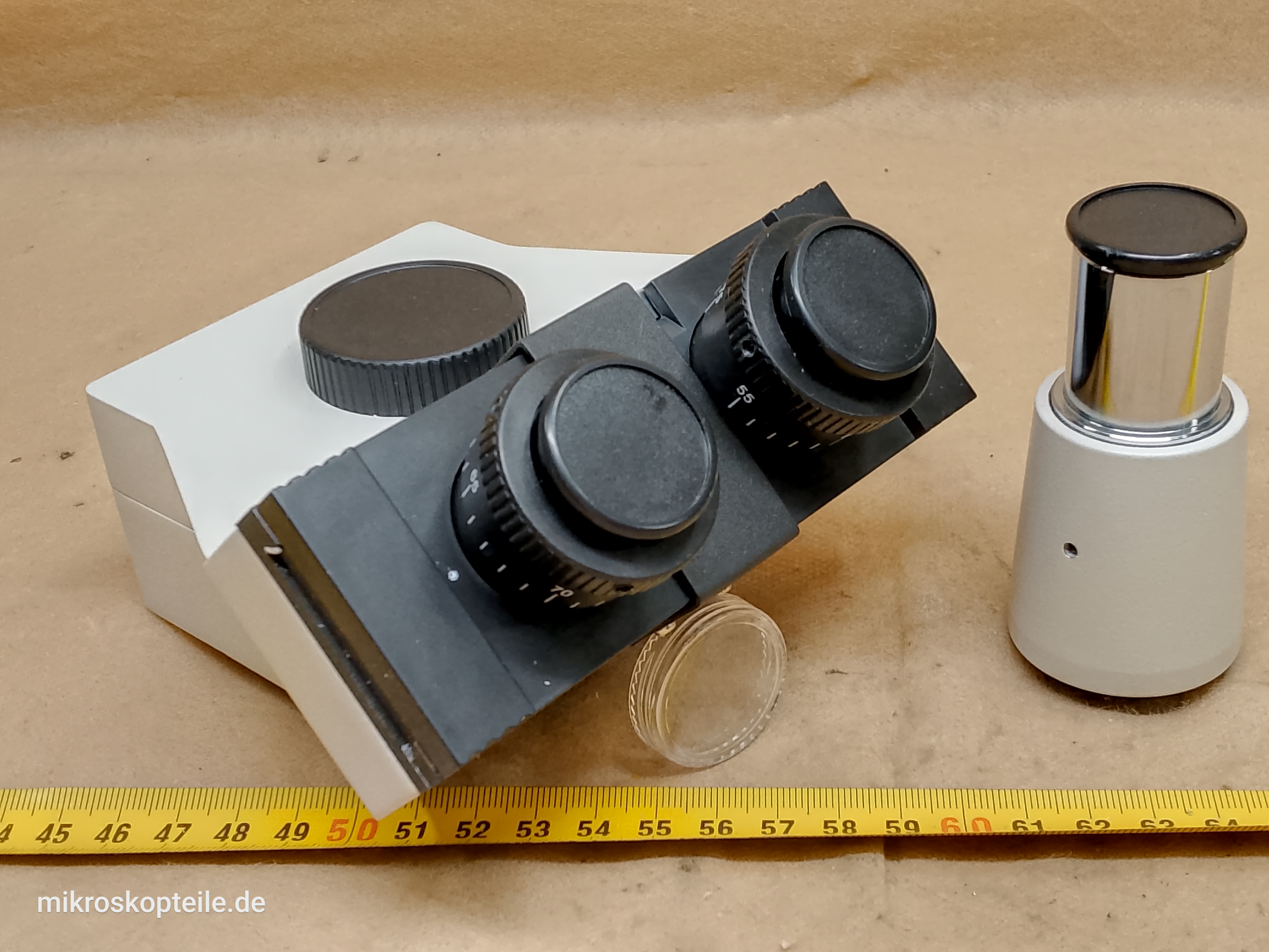 Omax M82e / M83e - mikroskopowa głowica trino photo z adapterem kamery - ujęcie #2
