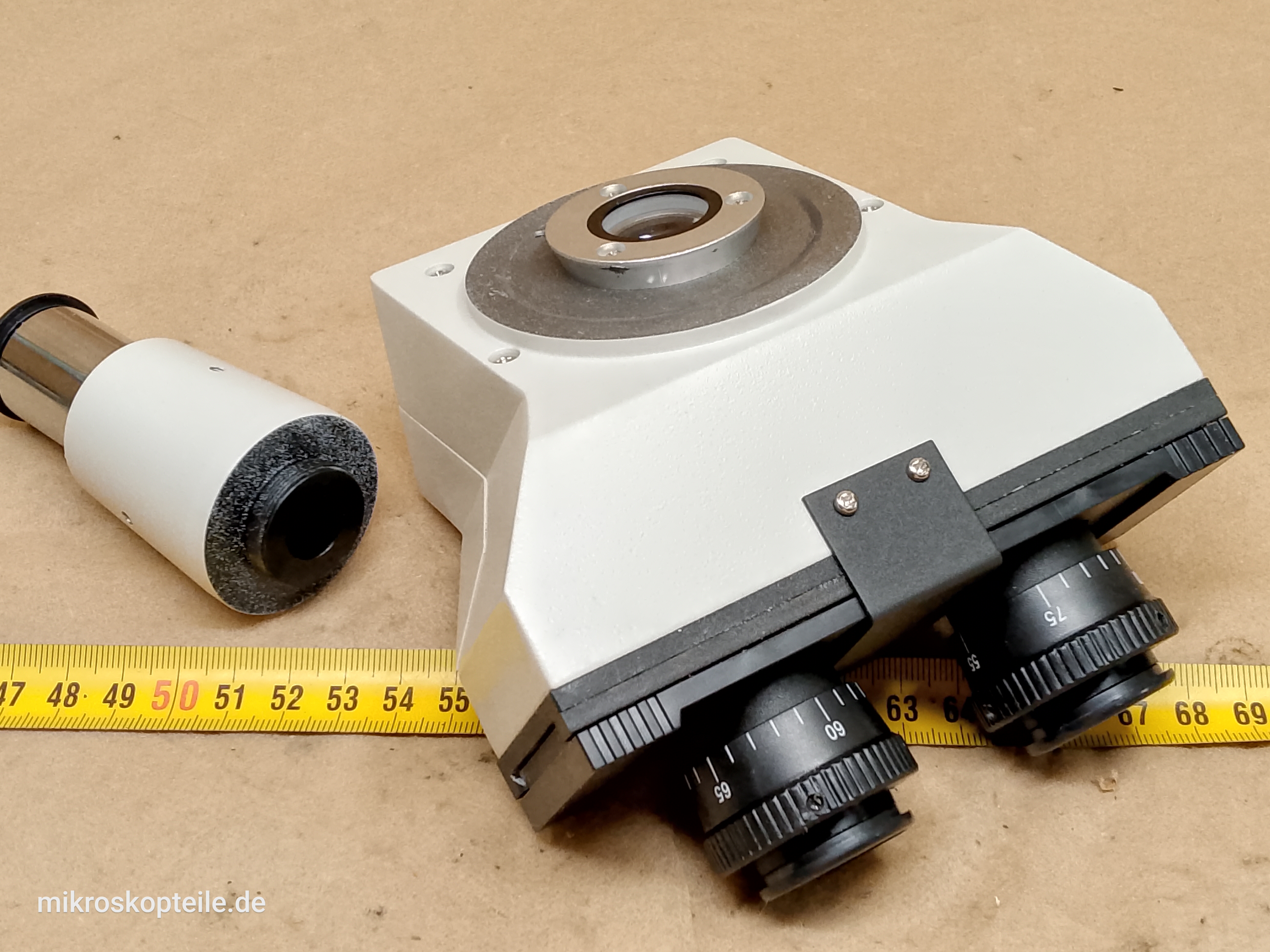 Omax M82e / M83e - mikroskopowa głowica trino photo z adapterem kamery - ujęcie #7