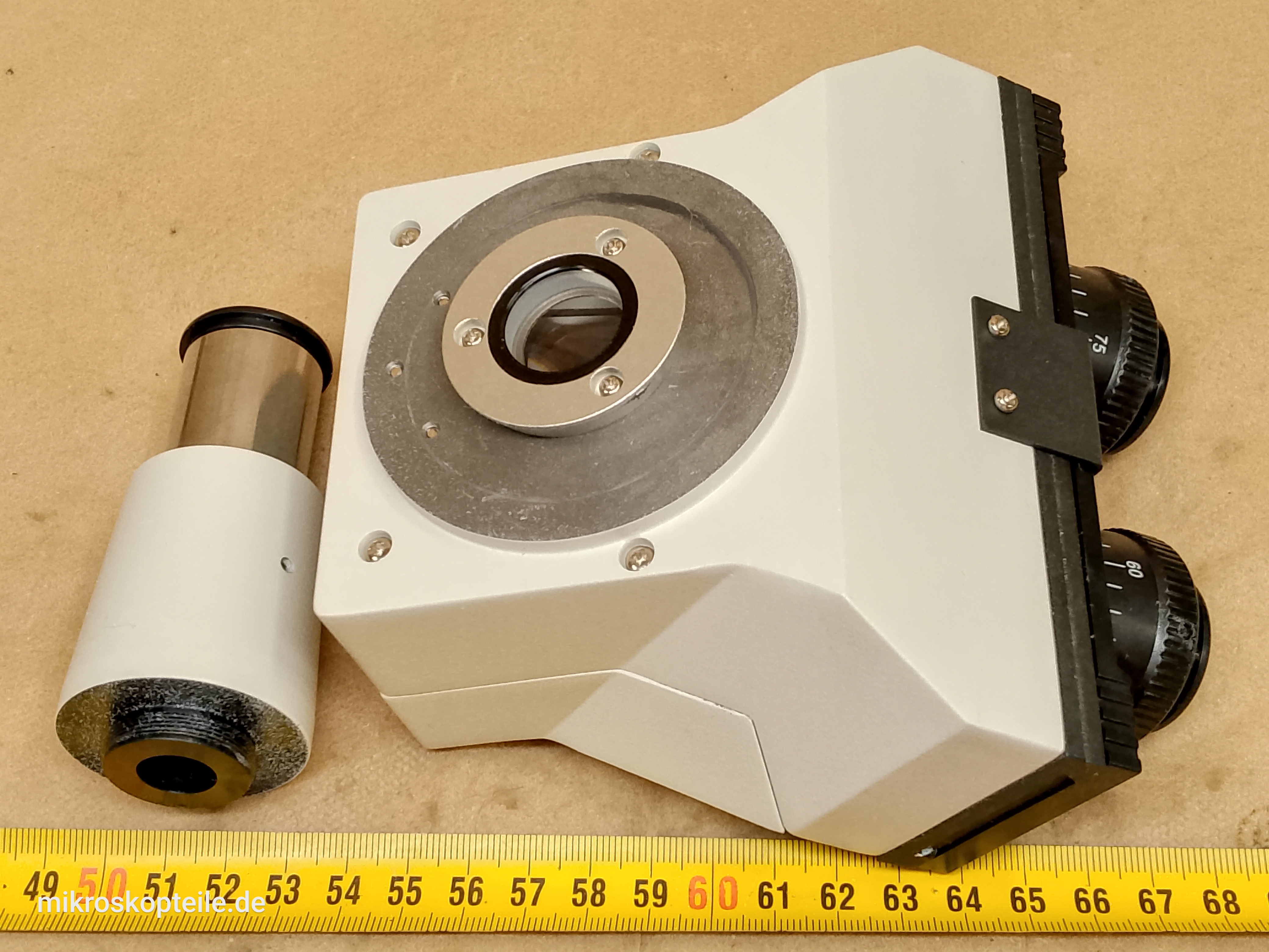 Omax M82e / M83e - mikroskopowa głowica trino photo z adapterem kamery - ujęcie #8
