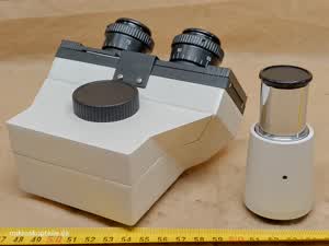 Omax M82e / M83e - mikroskopowa głowica trino photo z adapterem kamery - different 4 view