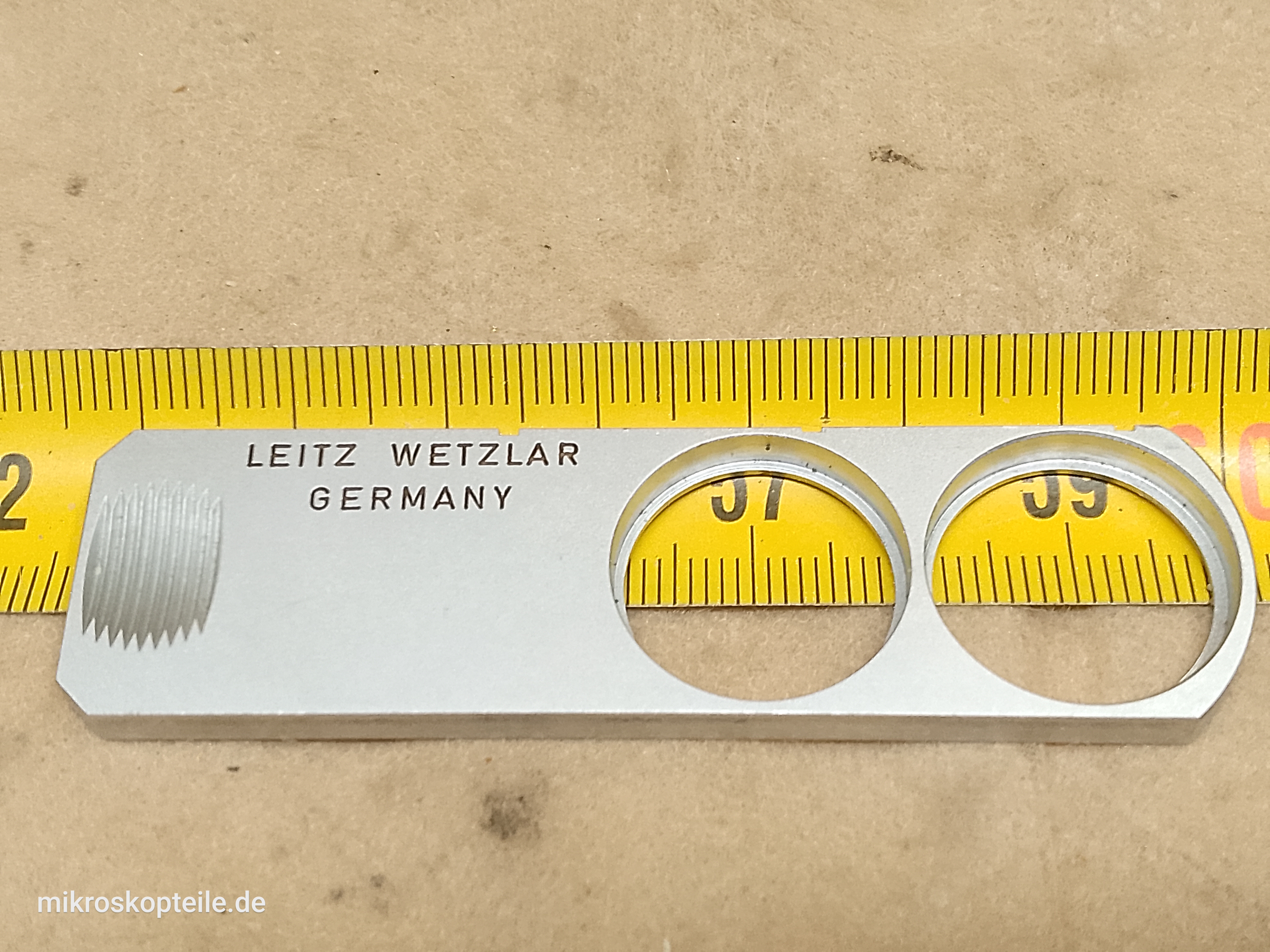 Leitz Wetzlar Dialux II / Ortholux II - wsuwka, uchwyt na filtry mikroskopowe - different 4 view