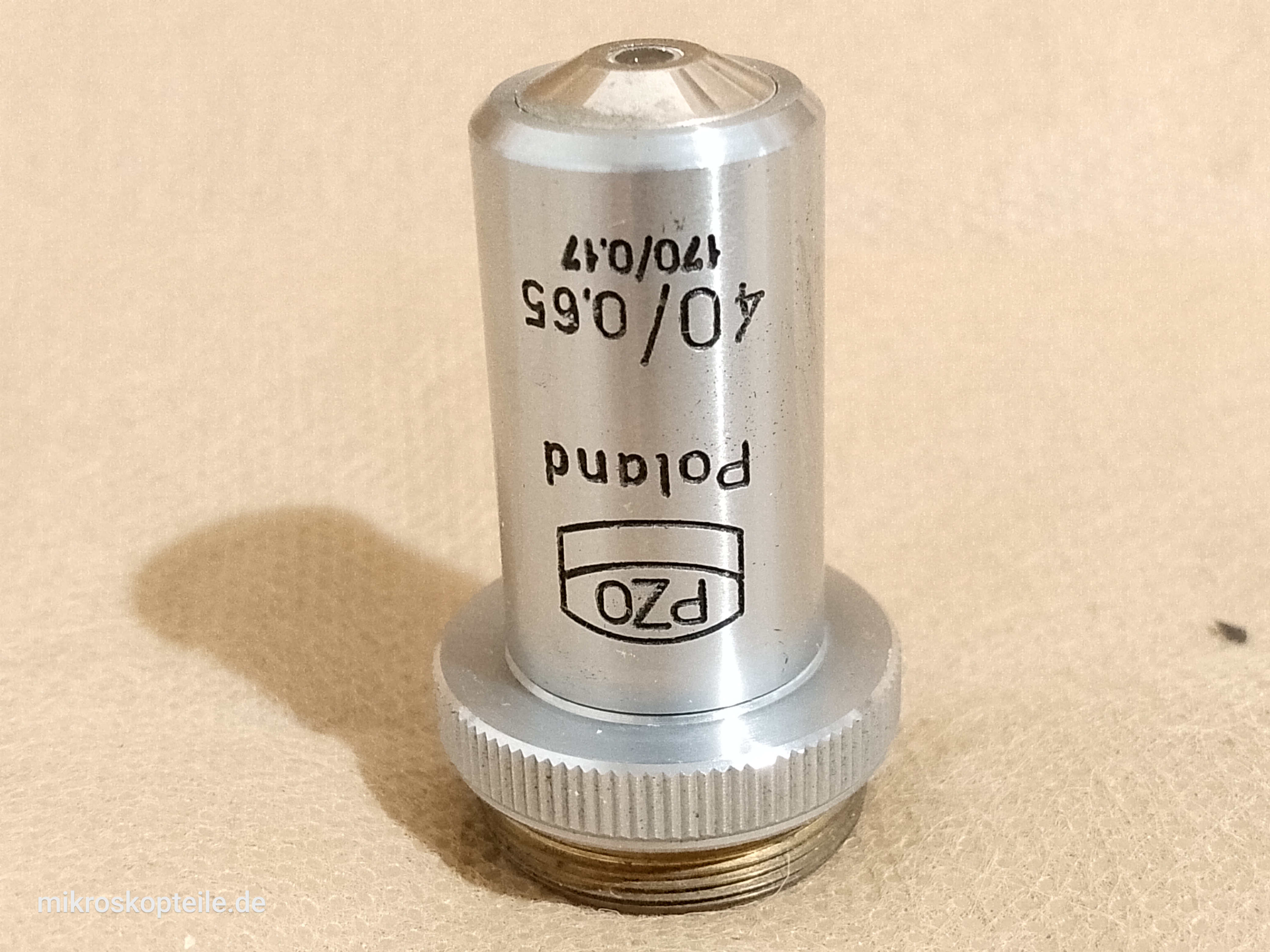 PZO obiektyw mikroskopowy 40/0,65 170/0,17 RMS 40x 33 mm - ujęcie #1