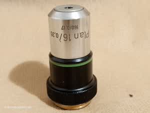 Zeiss Standard WL Obiektyw mikroskopowy Zeiss Plan 16/0,35 160/0,17 RMS 16x PN 460510-9906