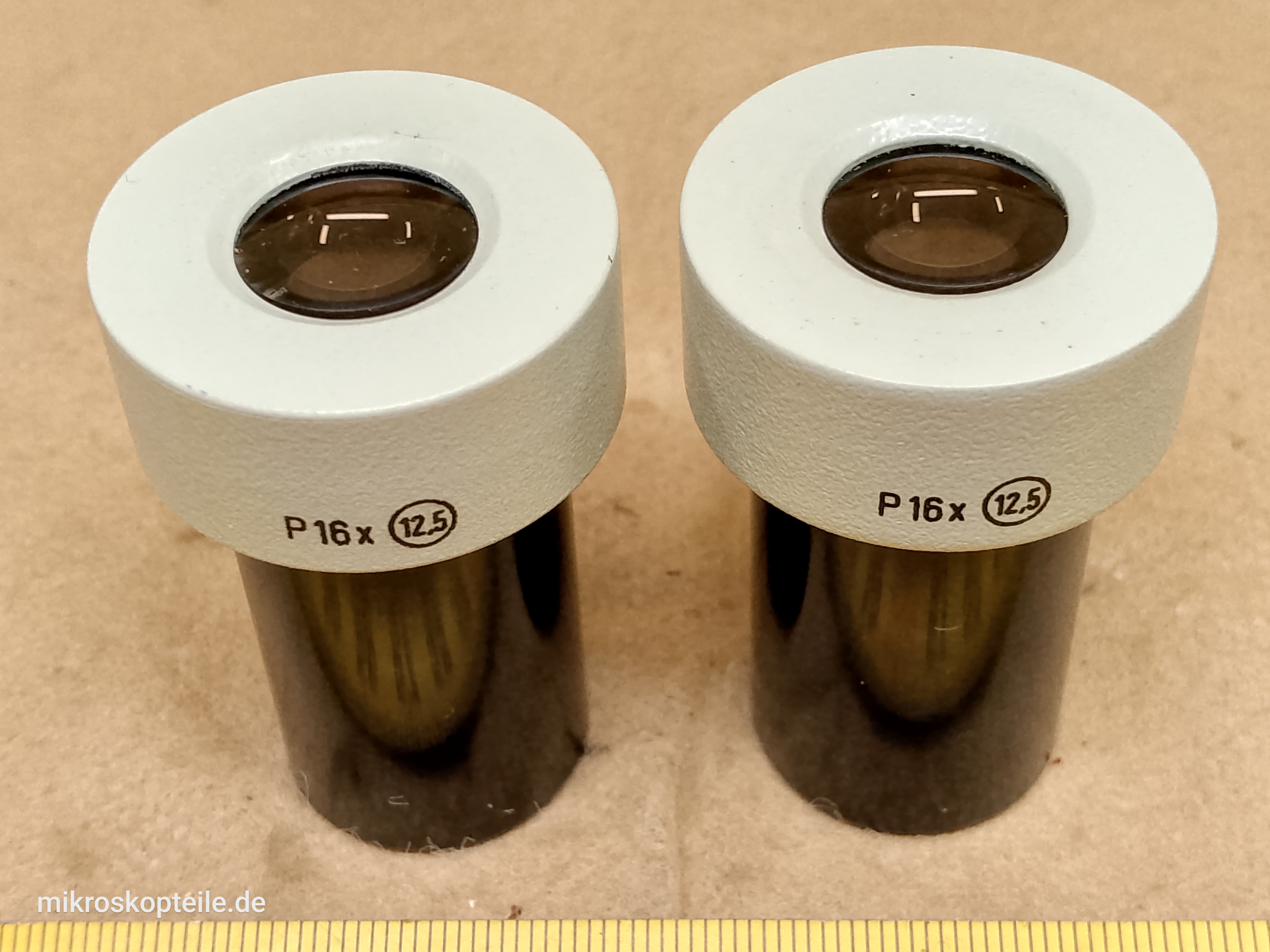 Carl Zeiss Jena Citoval-1 / Technival-2 - okulary mikroskopowe P16x (12,5) - different 4 view