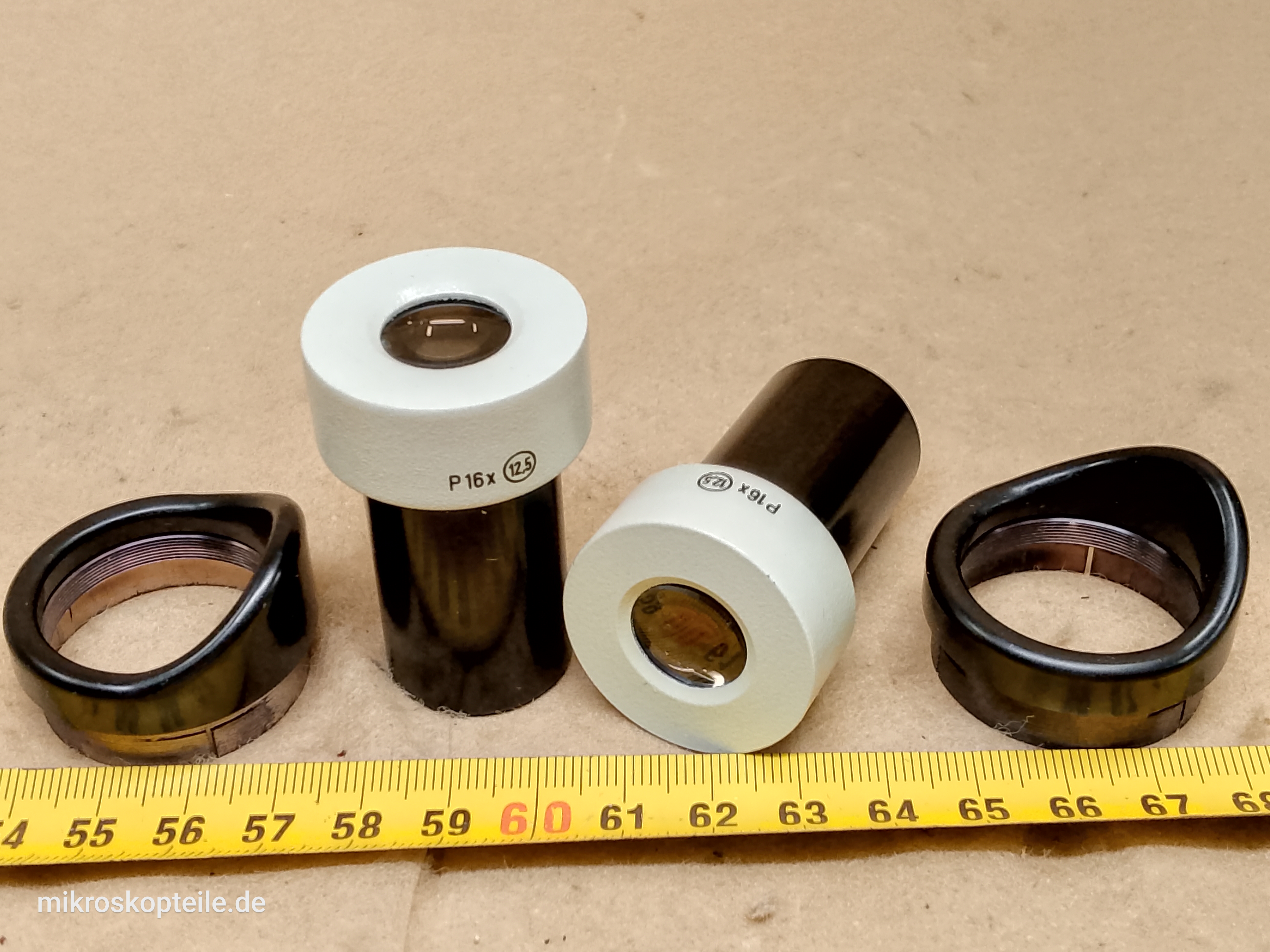 Carl Zeiss Jena Citoval-1 / Technival-2 - okulary mikroskopowe P16x (12,5) - different 7 view