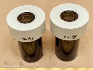 Carl Zeiss Jena Citoval-1 / Technival-2 - okulary mikroskopowe P16x (12,5) - different 4 view