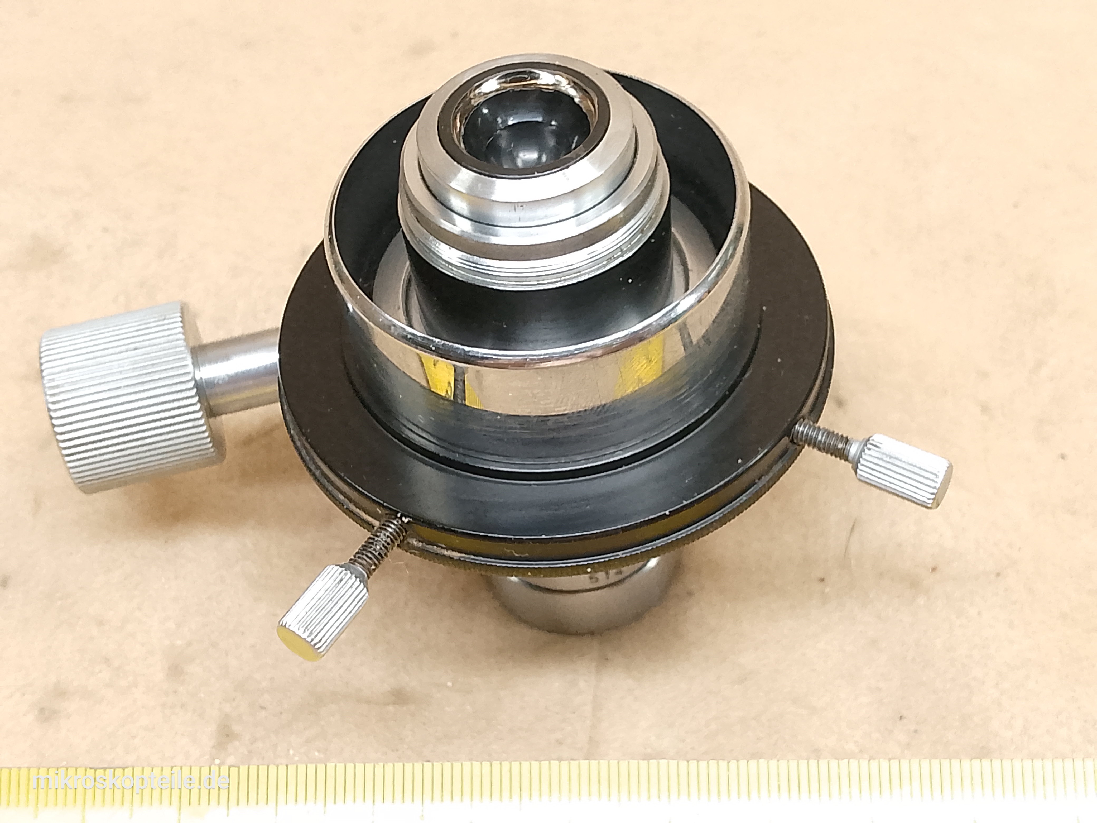 Leitz SM Kondensor mikroskopowy Leitz Wetzlar typu Heine 39,5 mm | pasuje do PZO Biolar i Carl Zeiss Jena - ujęcie #4
