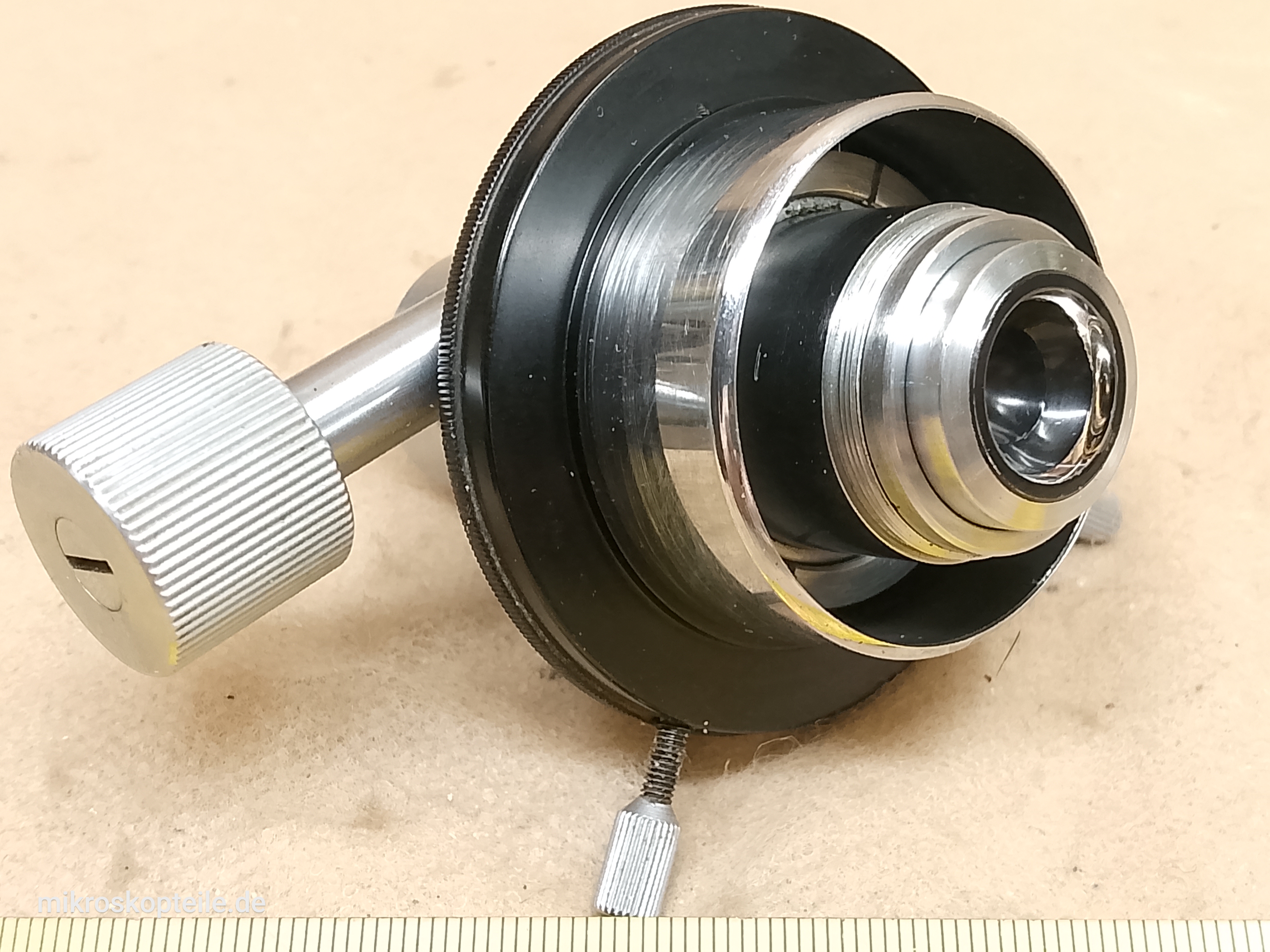 Leitz SM Kondensor mikroskopowy Leitz Wetzlar typu Heine 39,5 mm | pasuje do PZO Biolar i Carl Zeiss Jena - ujęcie #5