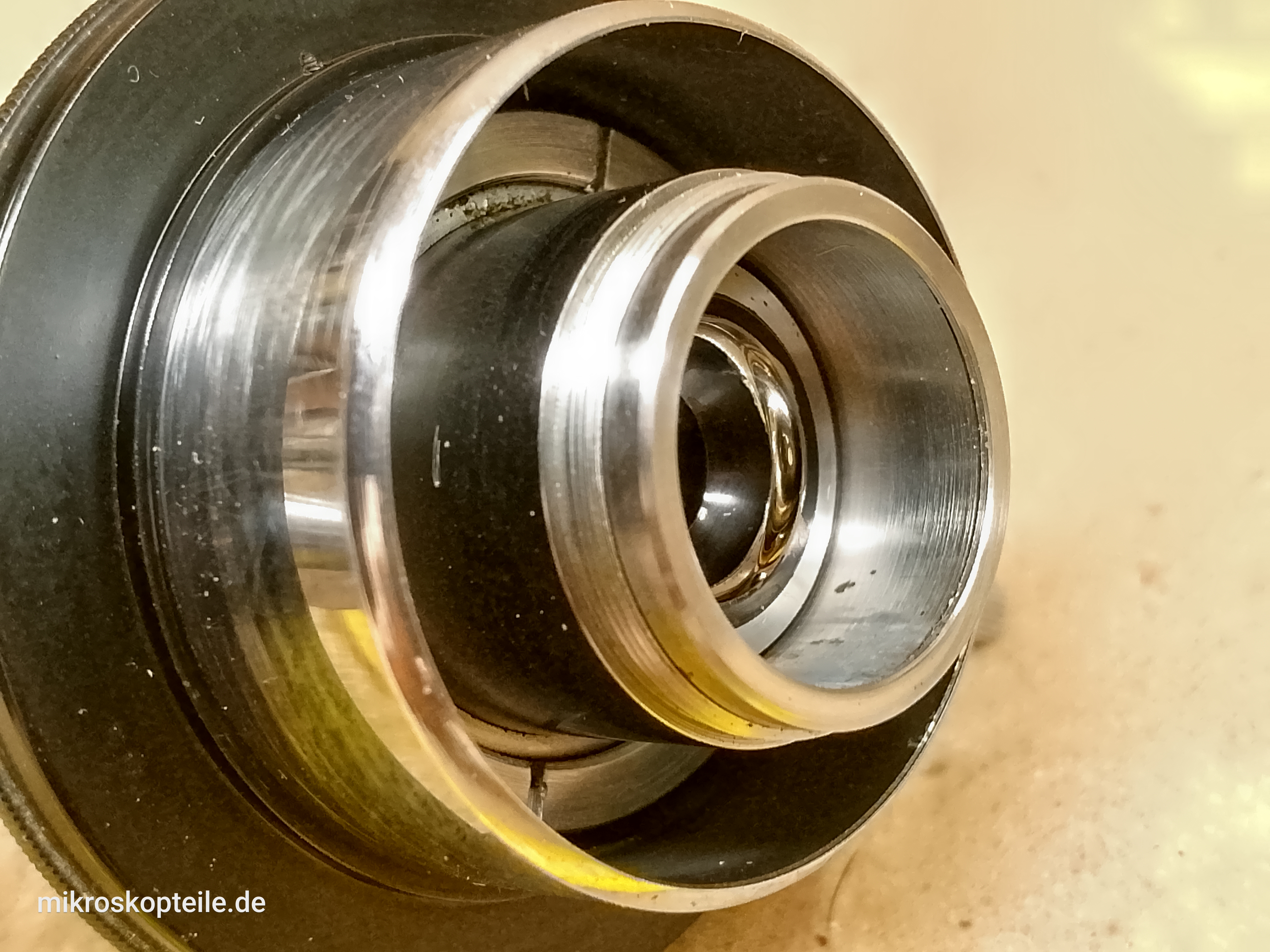 Leitz SM Kondensor mikroskopowy Leitz Wetzlar typu Heine 39,5 mm | pasuje do PZO Biolar i Carl Zeiss Jena - ujęcie #10