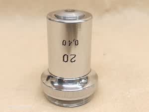 Lomo 20 0,40 RMS microscope objective 20x LZOS Lytkarino S/N 01234 - thumbnail