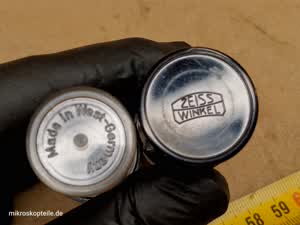 Winkel-Zeiss - plastikowe pudełeczko na obiektyw mikroskopowy RMS - thumbnail