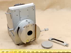 Reichert Zetopan - mikroskopowy tubus pośredni trino / foto z mocowaniem rewolweru obiektywów, soczewką Bertranda i gniazdem analizatora POL - different 10 view