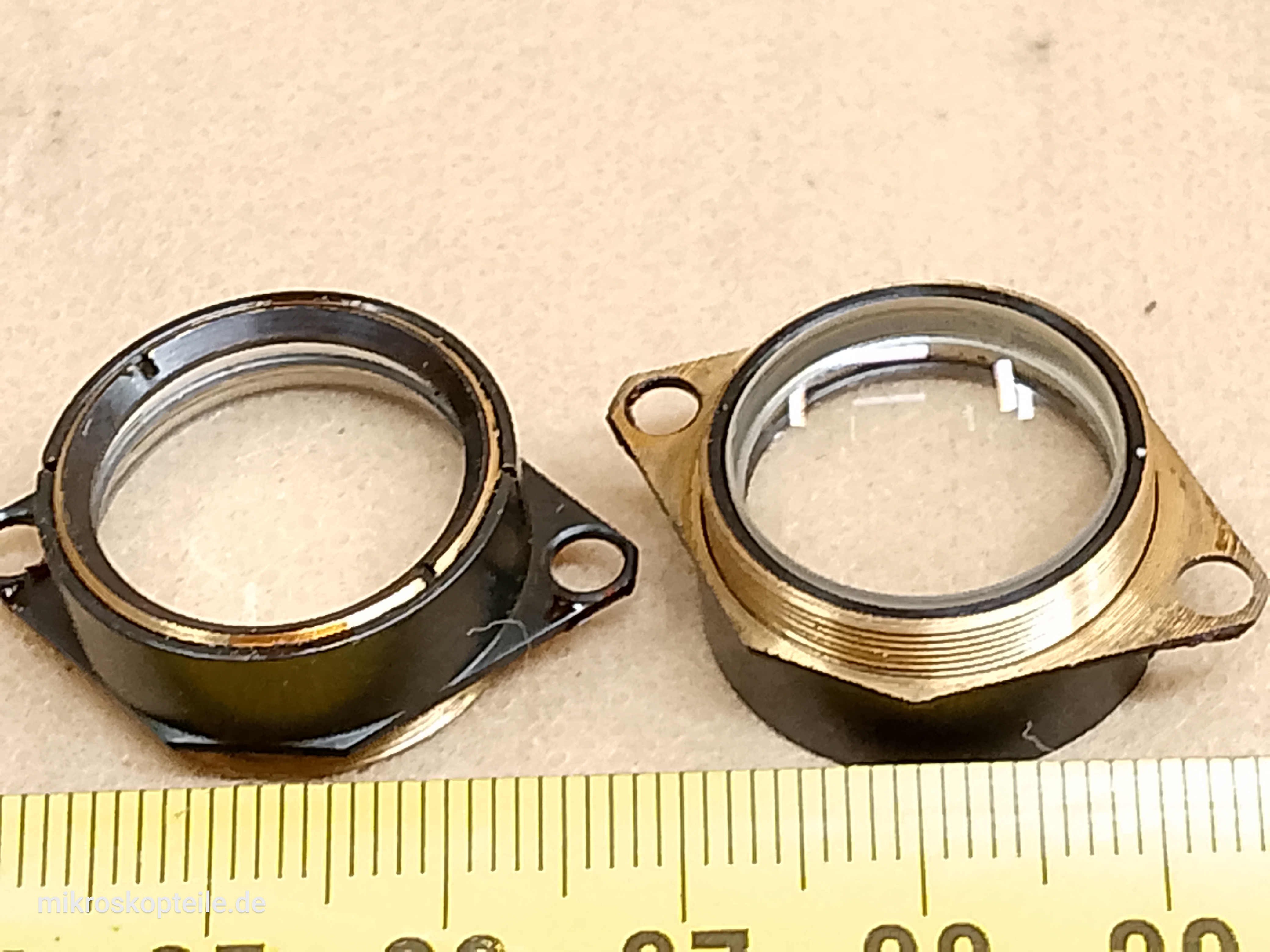 Carl Zeiss Jena Citoval-2 - dolne soczewki korpusu mikroskopu stereoskopowego | przedni człon stały - ujęcie #1