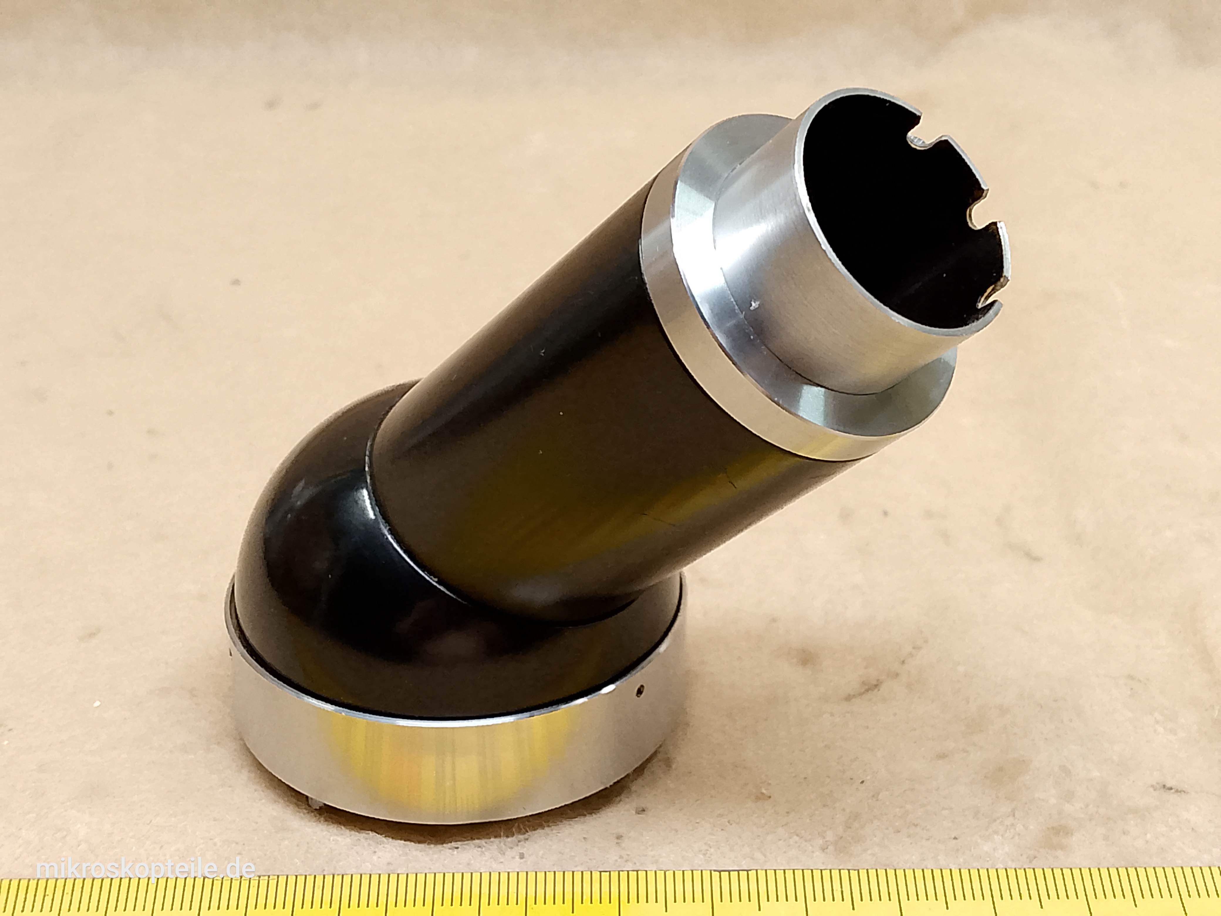 Meopta RU2 / DRU-3 - jednookularowa głowica do mikroskopu polaryzacyjnego z tubusem o zmiennej długości 150 mm - ujęcie #2