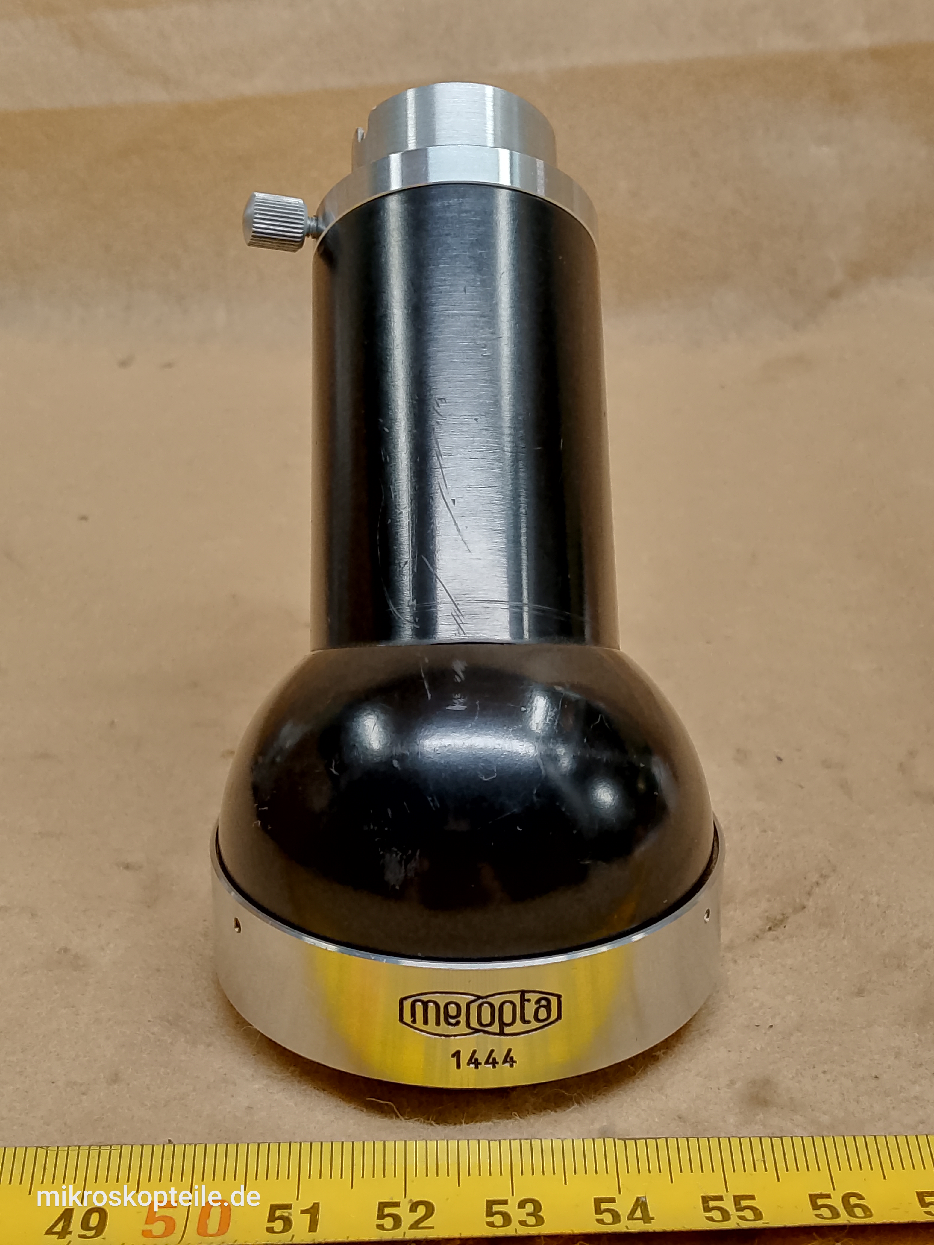 Meopta RU2 / DRU-3 - jednookularowa głowica do mikroskopu polaryzacyjnego z tubusem o zmiennej długości 150 mm - ujęcie #12
