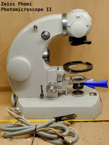 Zeiss Standard WL / Universal - mocowanie kondensora mikroskopowego ze śrubami centrującymi, listwa zębata, uchwyt filtrów i soczewka szerokiego pola - different 15 view