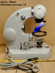 Zeiss Standard WL / Universal - mocowanie / uchwyt stolika mikroskopowego - different 9 view