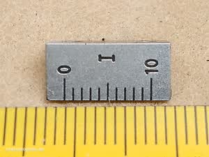 Carl Zeiss Jena Lg / Lumipan microscope 0-10 I scale for rotating circular stage