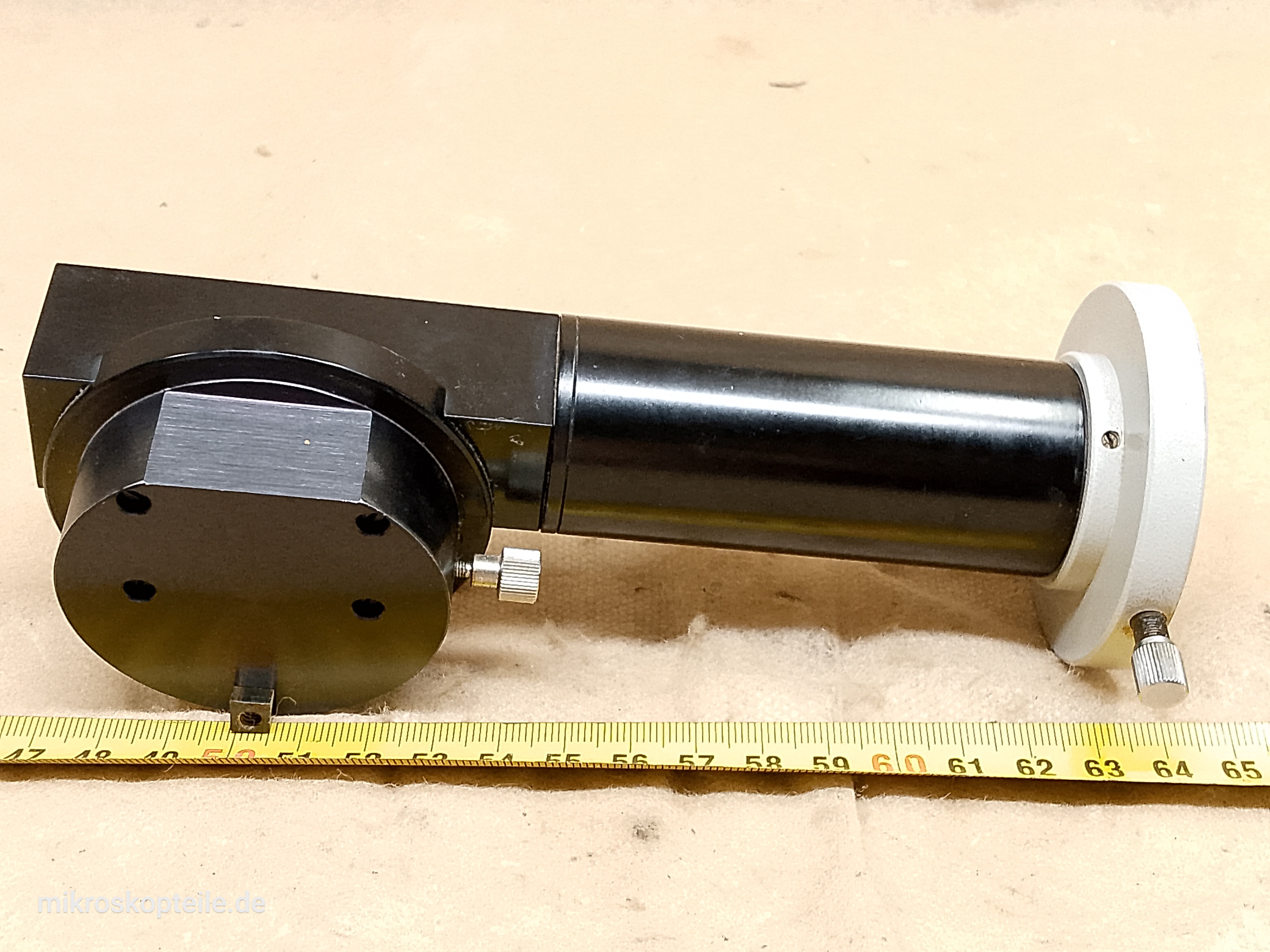 Zeiss Photomicroscope / Universal - boczne mocowanie mikroskopowego oświetlacza EPI (fluorescencja) światła - ujęcie #6