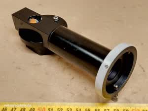 Zeiss Photomicroscope / Universal - boczne mocowanie mikroskopowego oświetlacza EPI (fluorescencja) światła odbitego z lustrem / pryzmatem kątowym