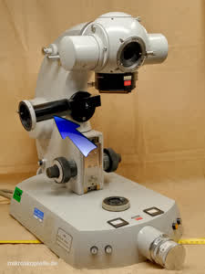 Zeiss Photomicroscope / Universal - boczne mocowanie mikroskopowego oświetlacza EPI (fluorescencja) światła - ujęcie #14