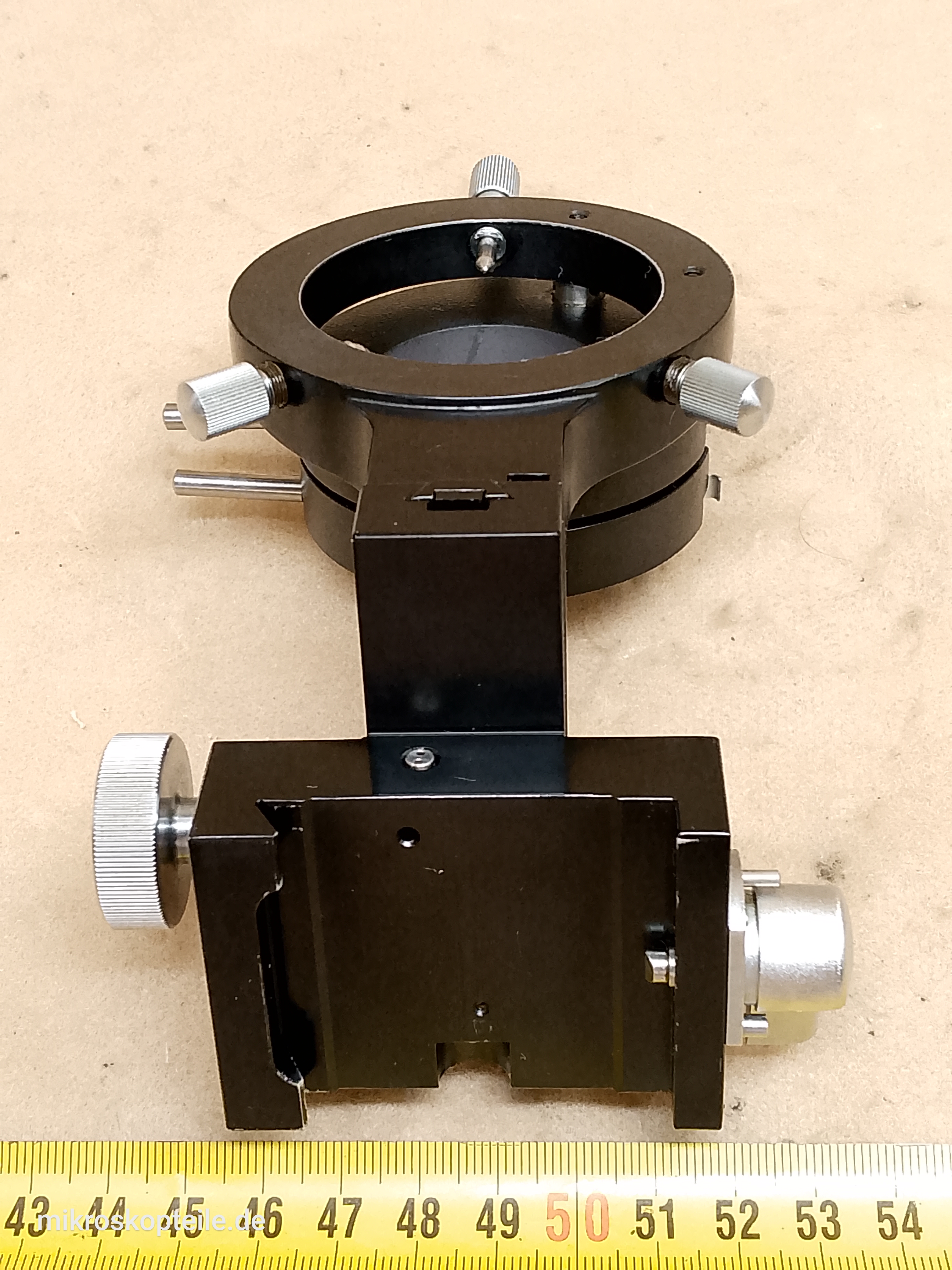 Zeiss Photomicroscope / Ultraphot Mikroskop-Kondensor-Aufnahme mit Filterhalter, Weitfeld-Linse, Zahnstange, - Ansicht #7