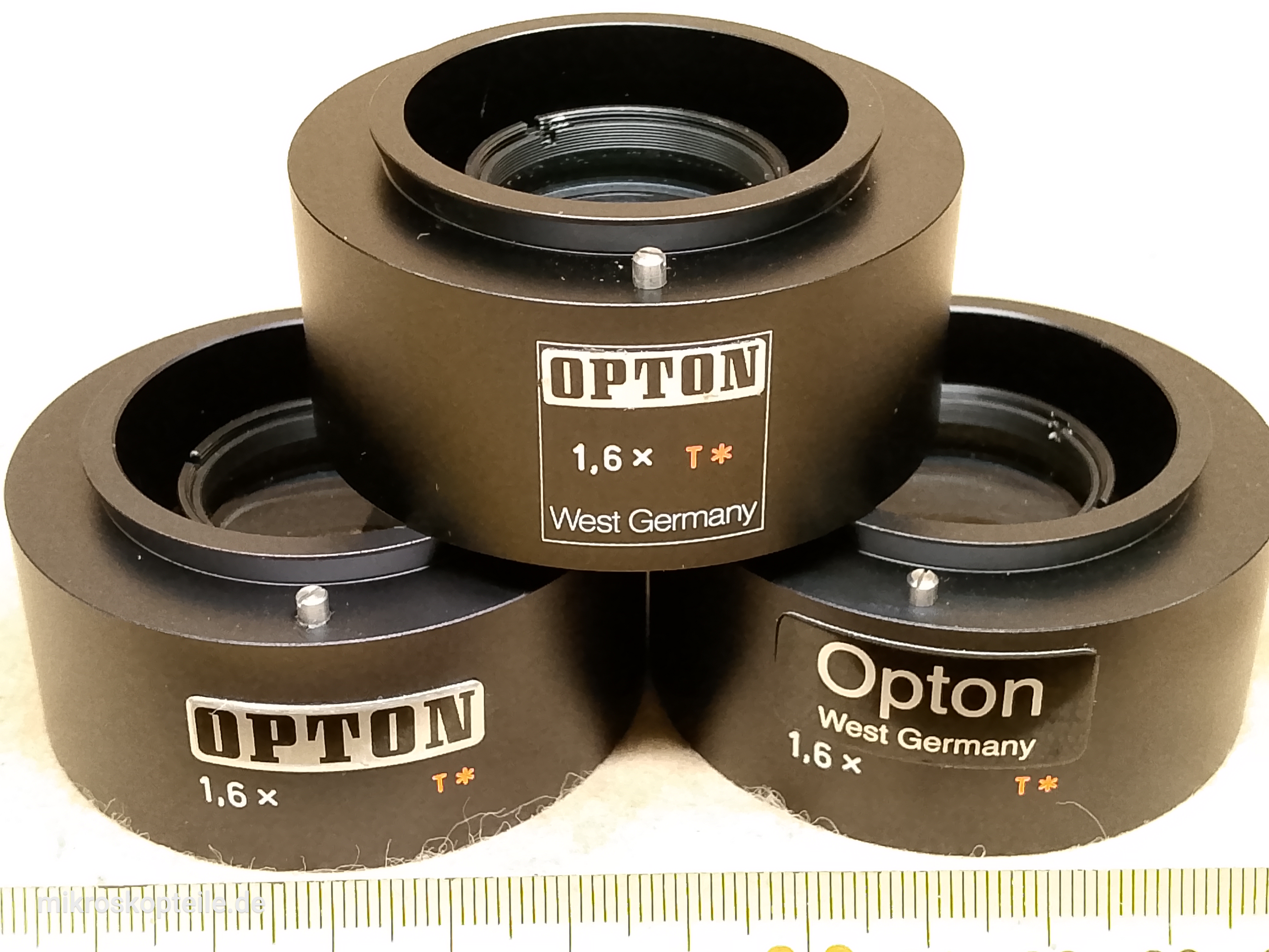 Zeiss OPMI 3 / Vario (Opton) - obiektyw 1,6x T* (30 16 68) do adaptera fotograficznego mikroskopu operacyjnego, jaskółczy ogon 48 mm i uchwyt filtrów 30 mm - different 1 view