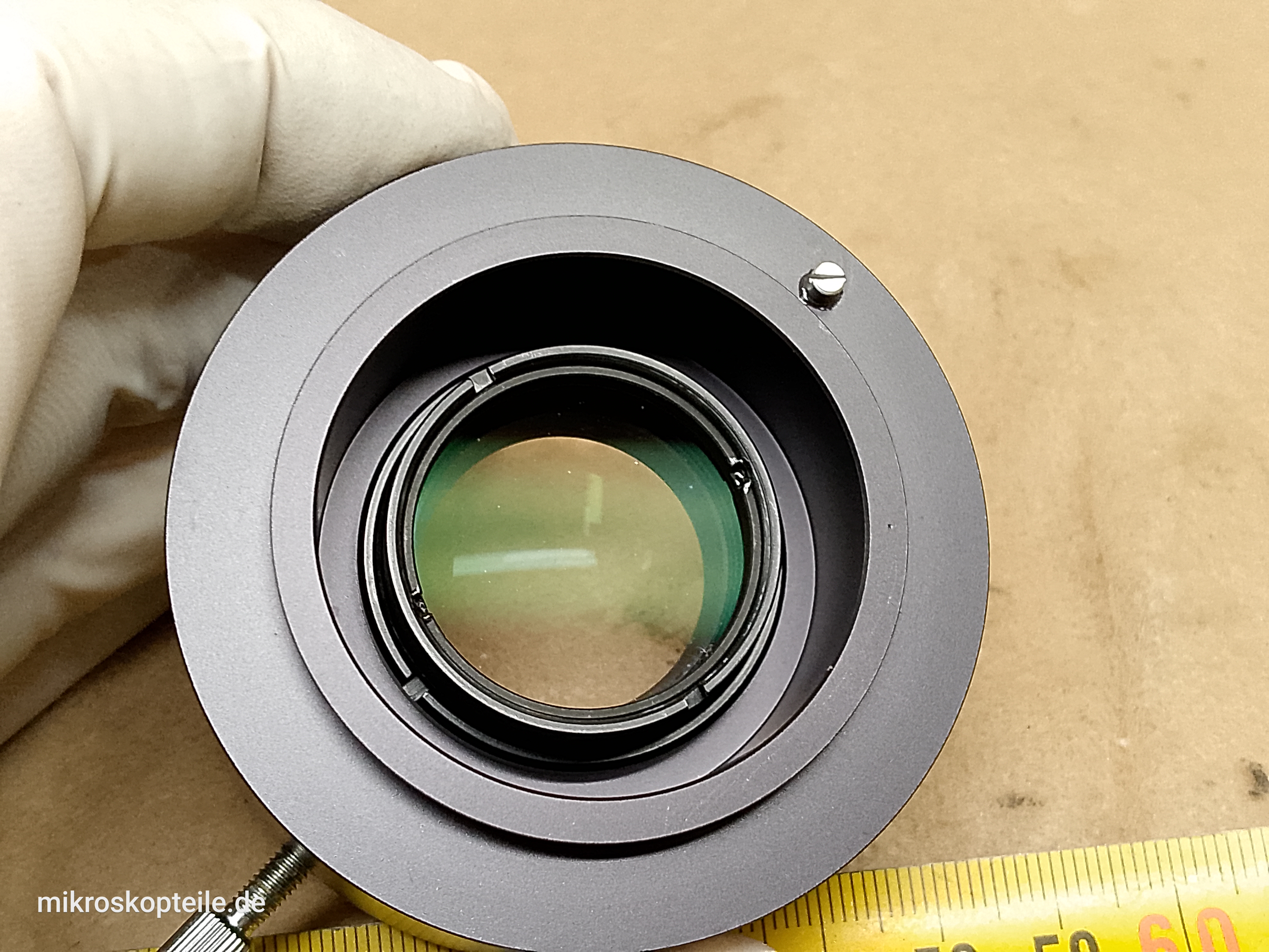 Zeiss OPMI 3 / Vario (Opton) - obiektyw 1,6x T* (30 16 68) do adaptera fotograficznego mikroskopu operacyjnego, jaskółczy ogon 48 mm i uchwyt filtrów 30 mm - different 9 view