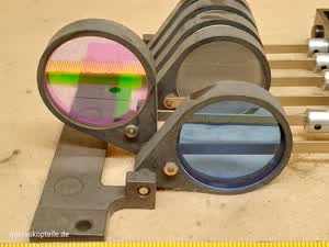 Zeiss Photomicroscope / Universal - kaseta mikroskopowych filtrów z przyciskami - different 7 view