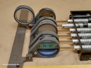Zeiss Photomicroscope / Universal - kaseta mikroskopowych filtrów z przyciskami - different 12 view